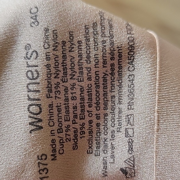 Warners Blissful Benefits Back-Smoothing Comfort Wireless Lift Bra 34C - Picture 6 of 6